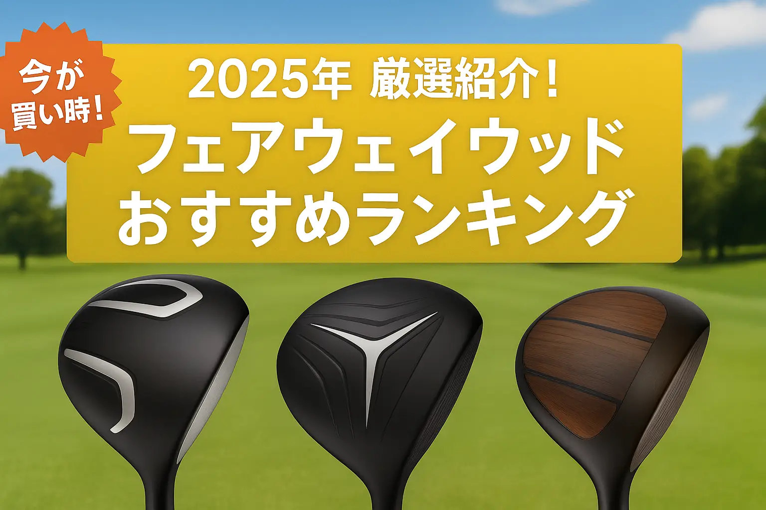 【2025年版】厳選紹介！フェアウェイウッドおすすめランキング