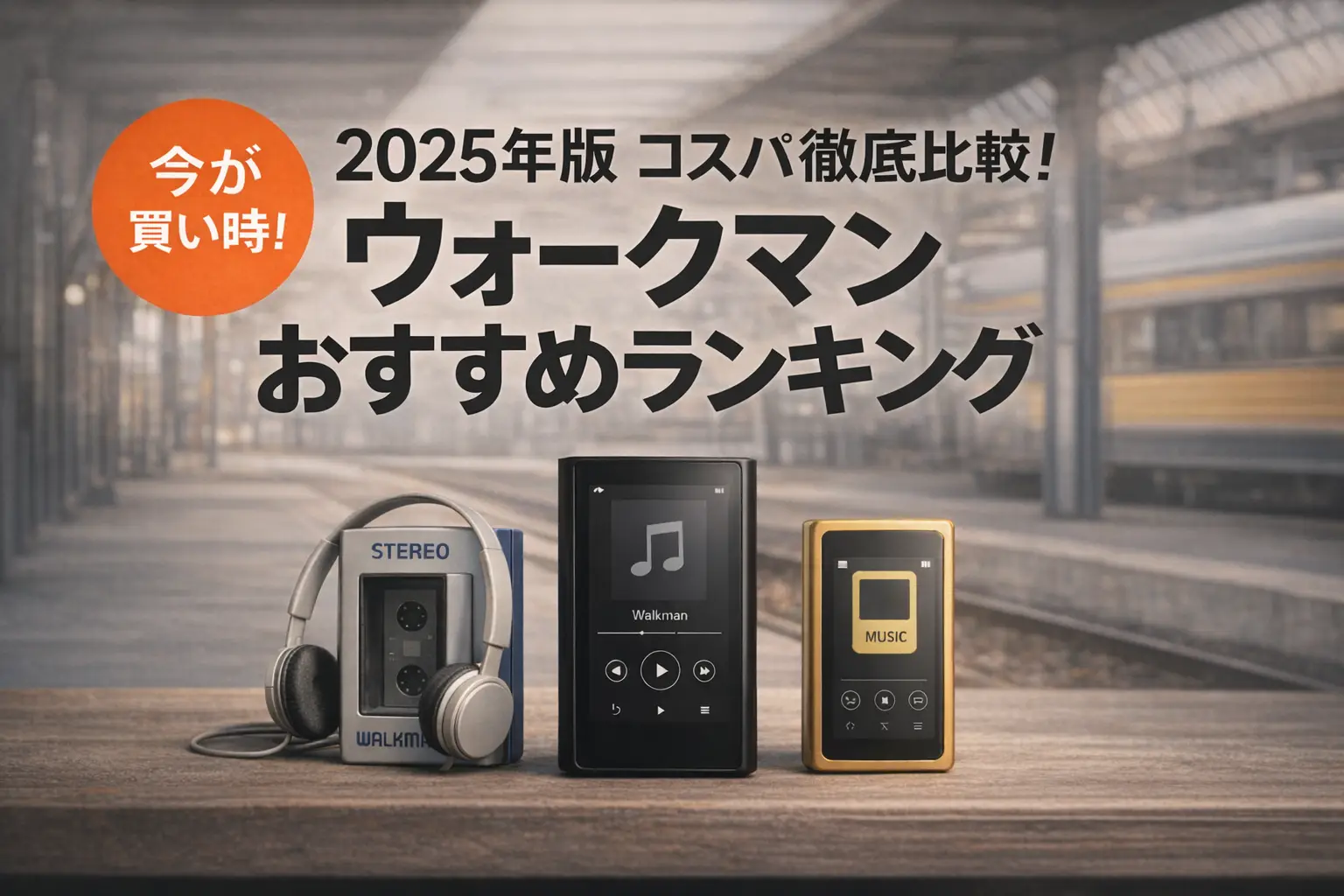 【2025年版】コスパ徹底比較！ウォークマンおすすめランキング
