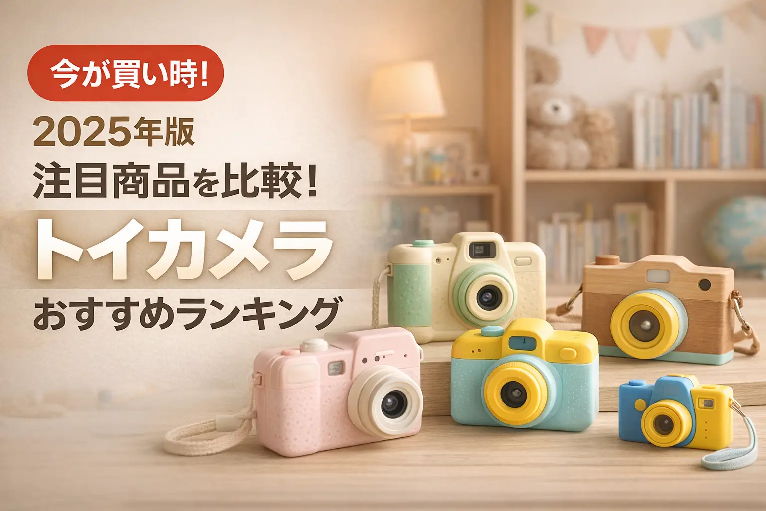 【2025年版】注目商品を比較！トイカメラおすすめランキング