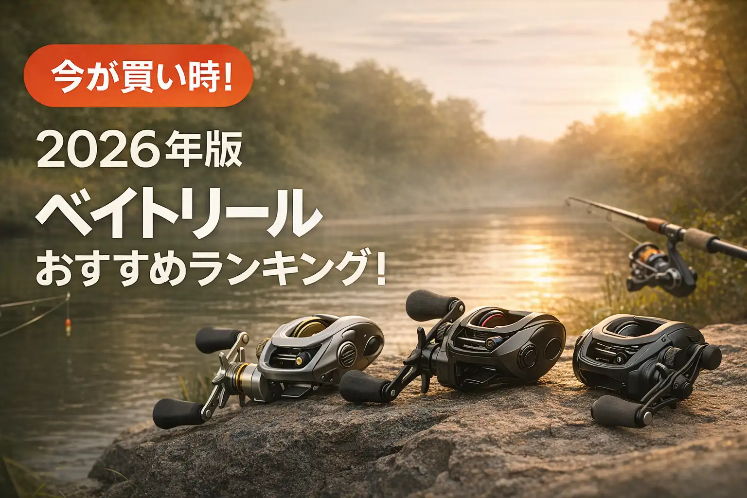 【2026年版】ベイトリールおすすめランキング！最新の比較情報をお届け