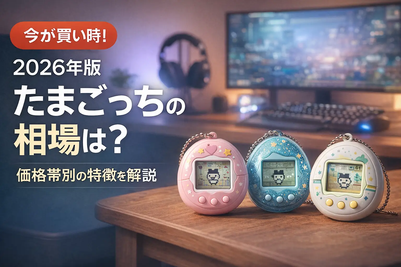【2026年版】 たまごっちの相場は？価格帯別の特徴を解説
