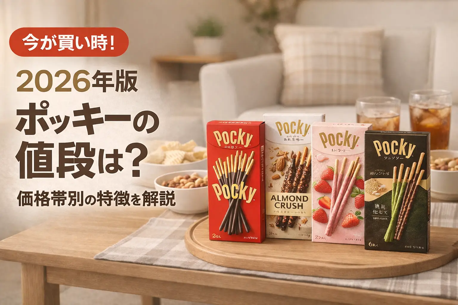 【2026年版】ポッキーの値段は？価格帯別の特徴を解説