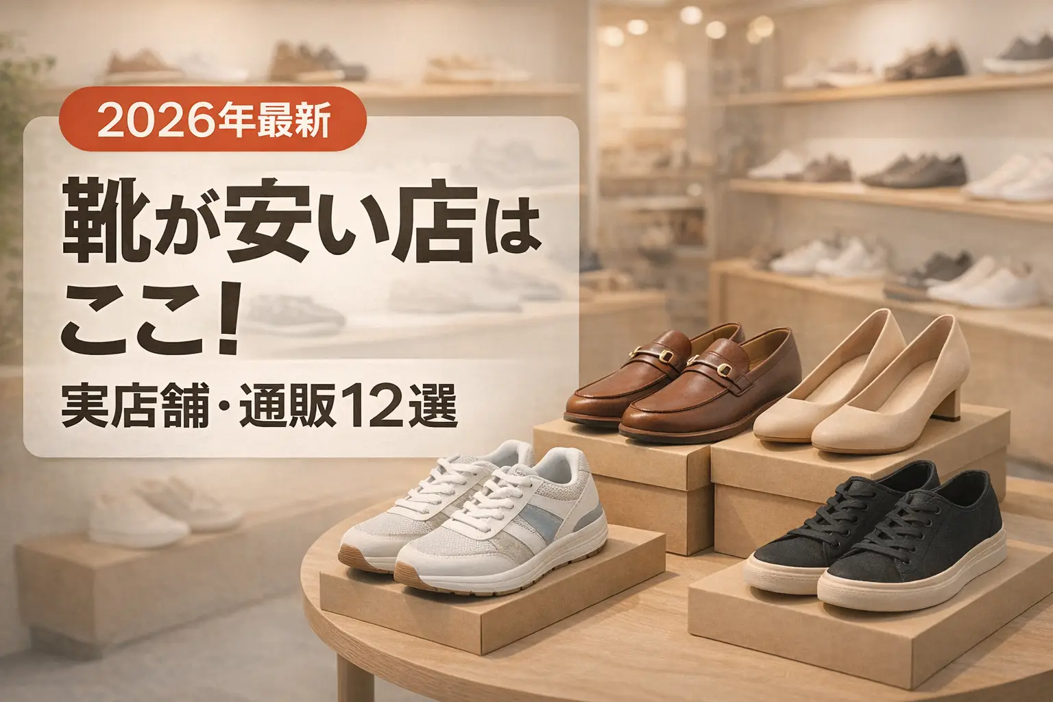 【2026年最新】靴が安い店はここ！実店舗・通販12選