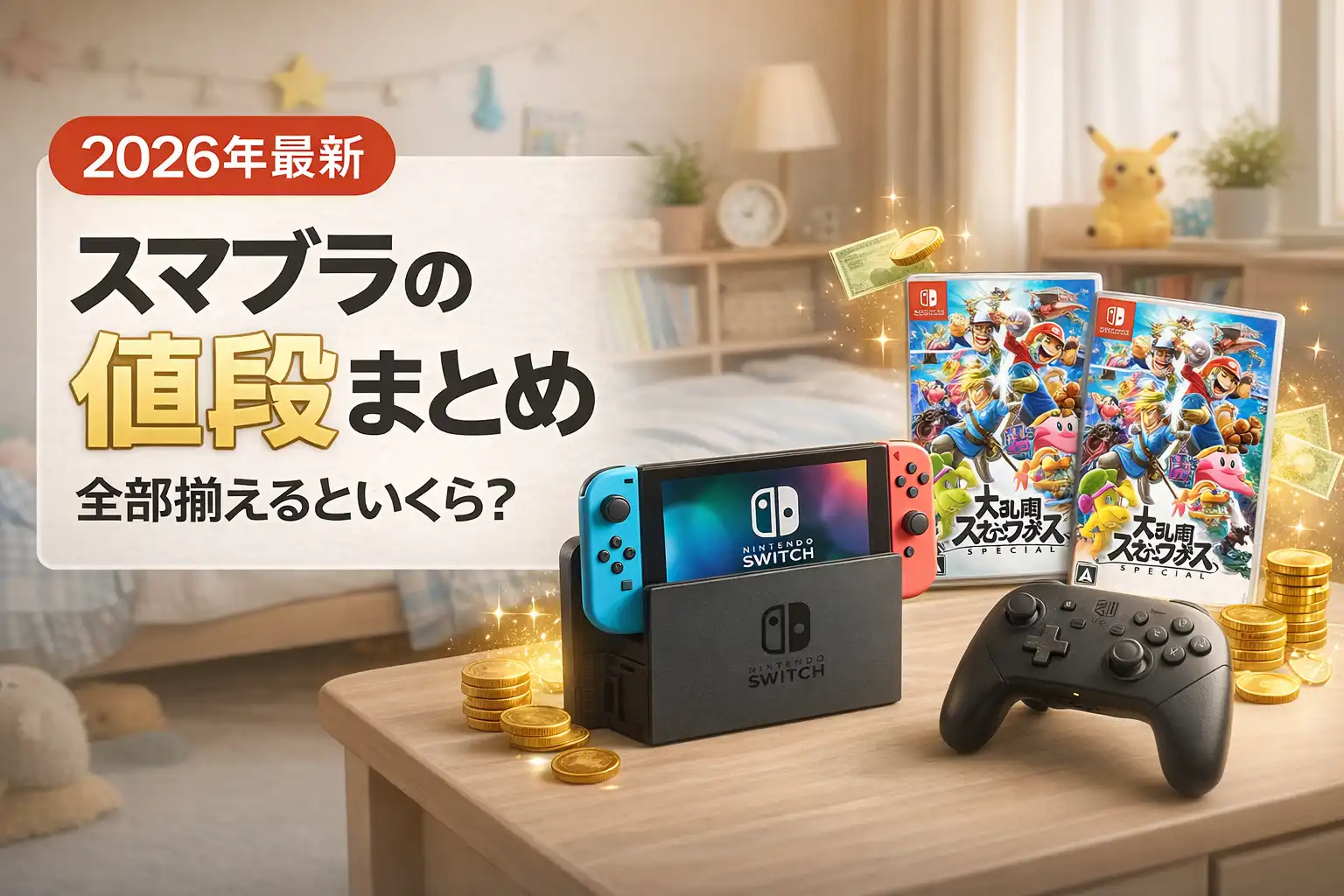 【2026年最新】スマブラの値段まとめ｜全部揃えるといくら？