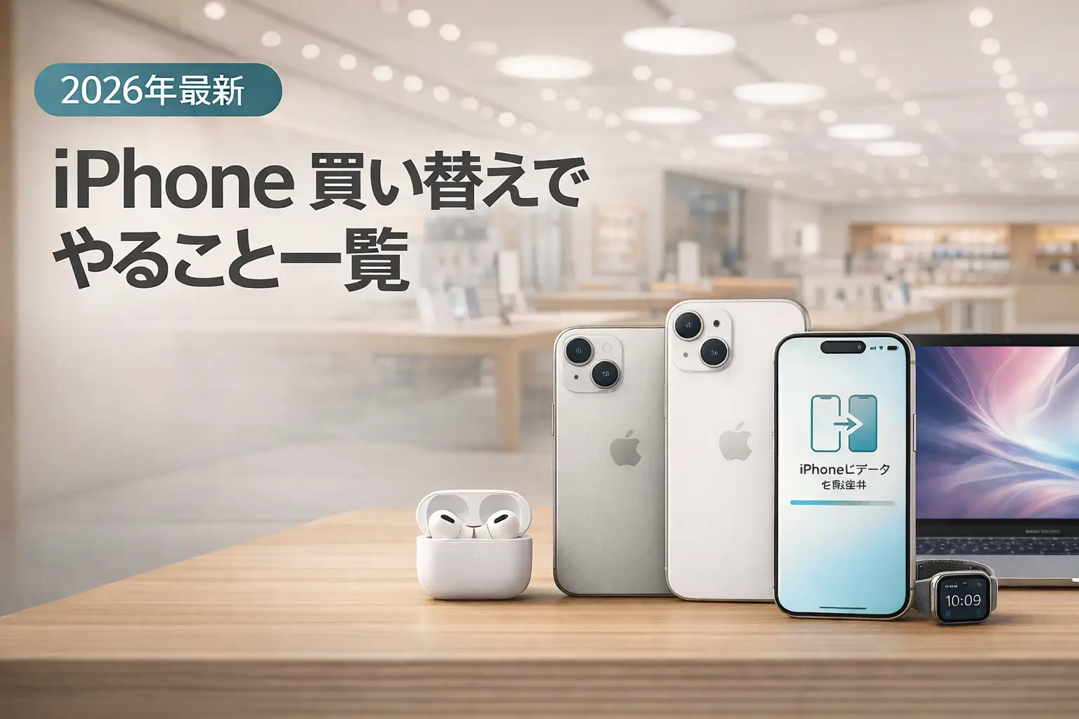 【2026年最新】iPhone買い替えでやること一覧｜データ移行の全手順