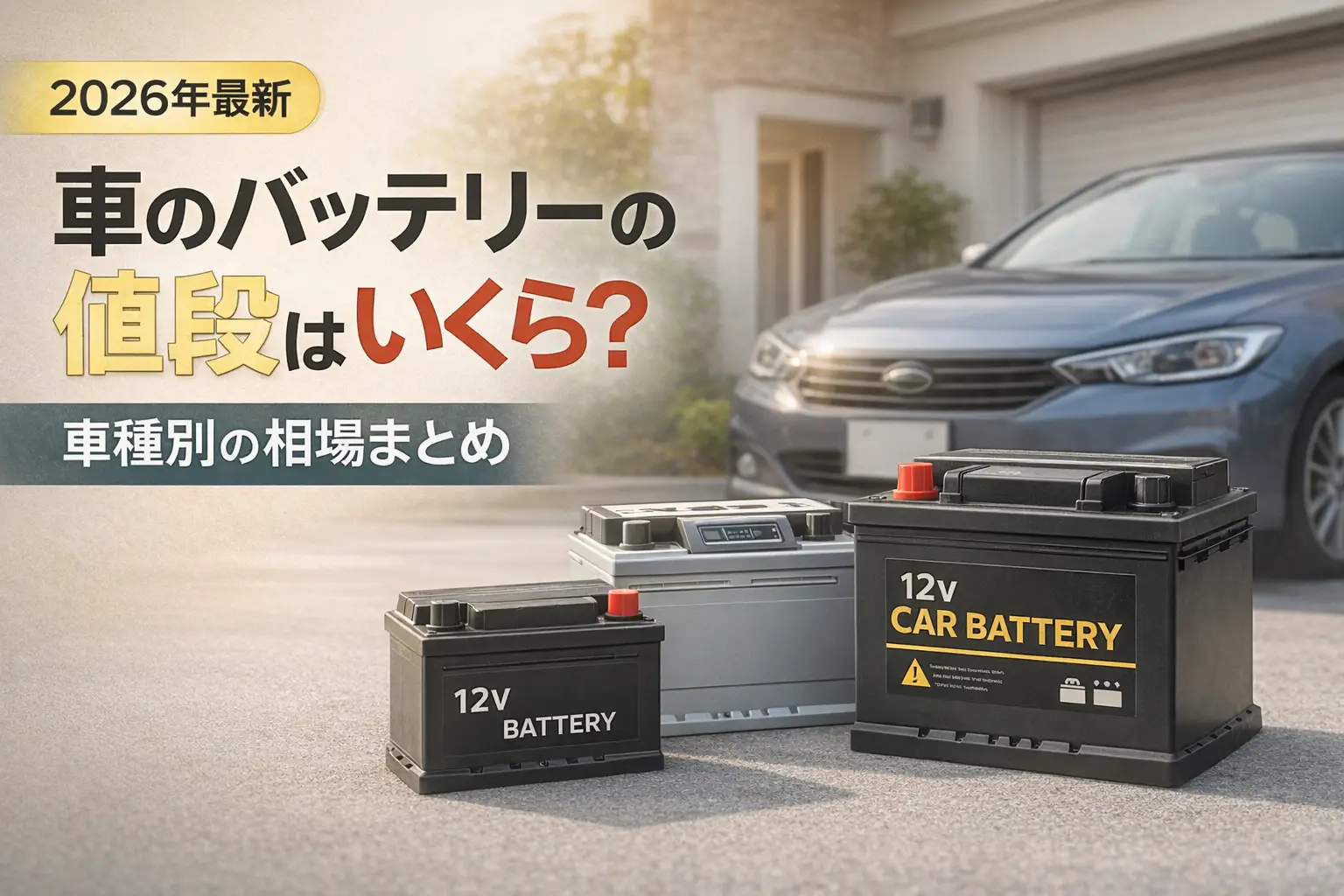 【2026年最新】車のバッテリーの値段はいくら？車種別の相場まとめ