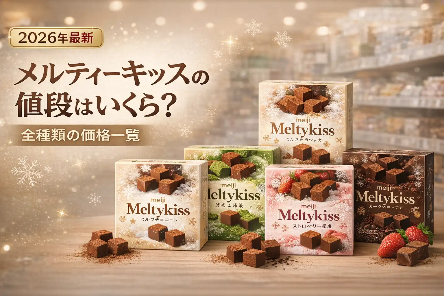 2026年最新】メルティーキッスの値段はいくら？全種類の価格一覧