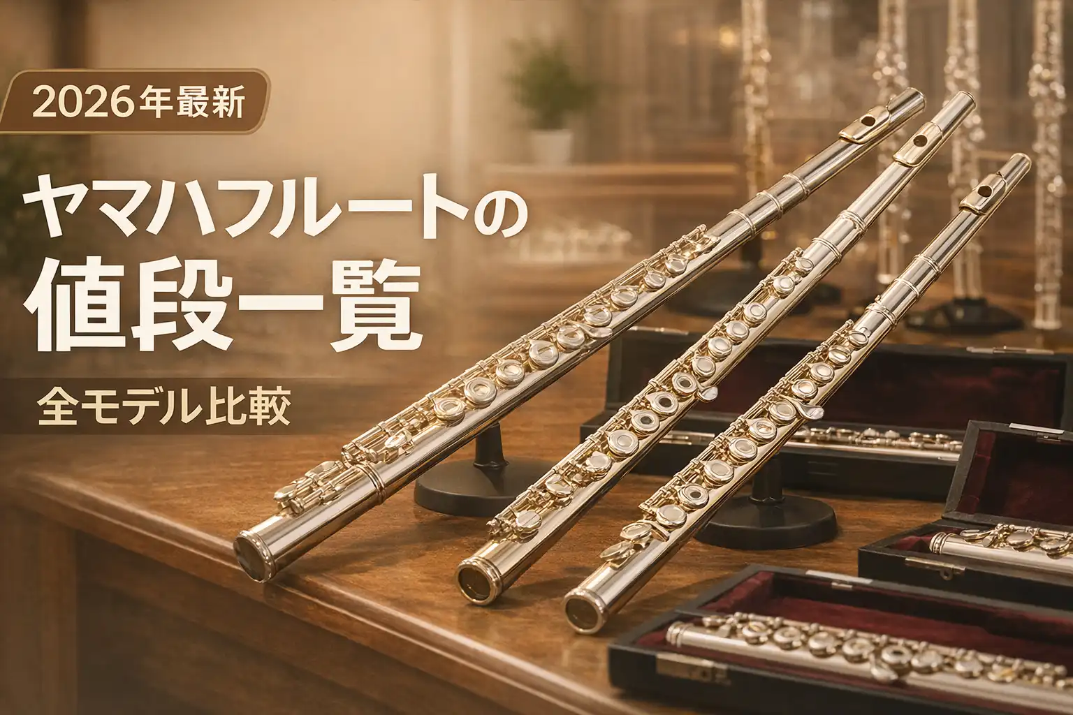 【2026年最新】ヤマハフルートの値段一覧｜全モデル比較