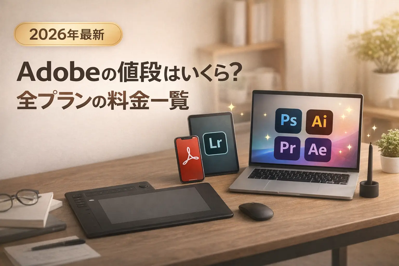 【2026年最新】Adobeの値段はいくら？全プランの料金一覧