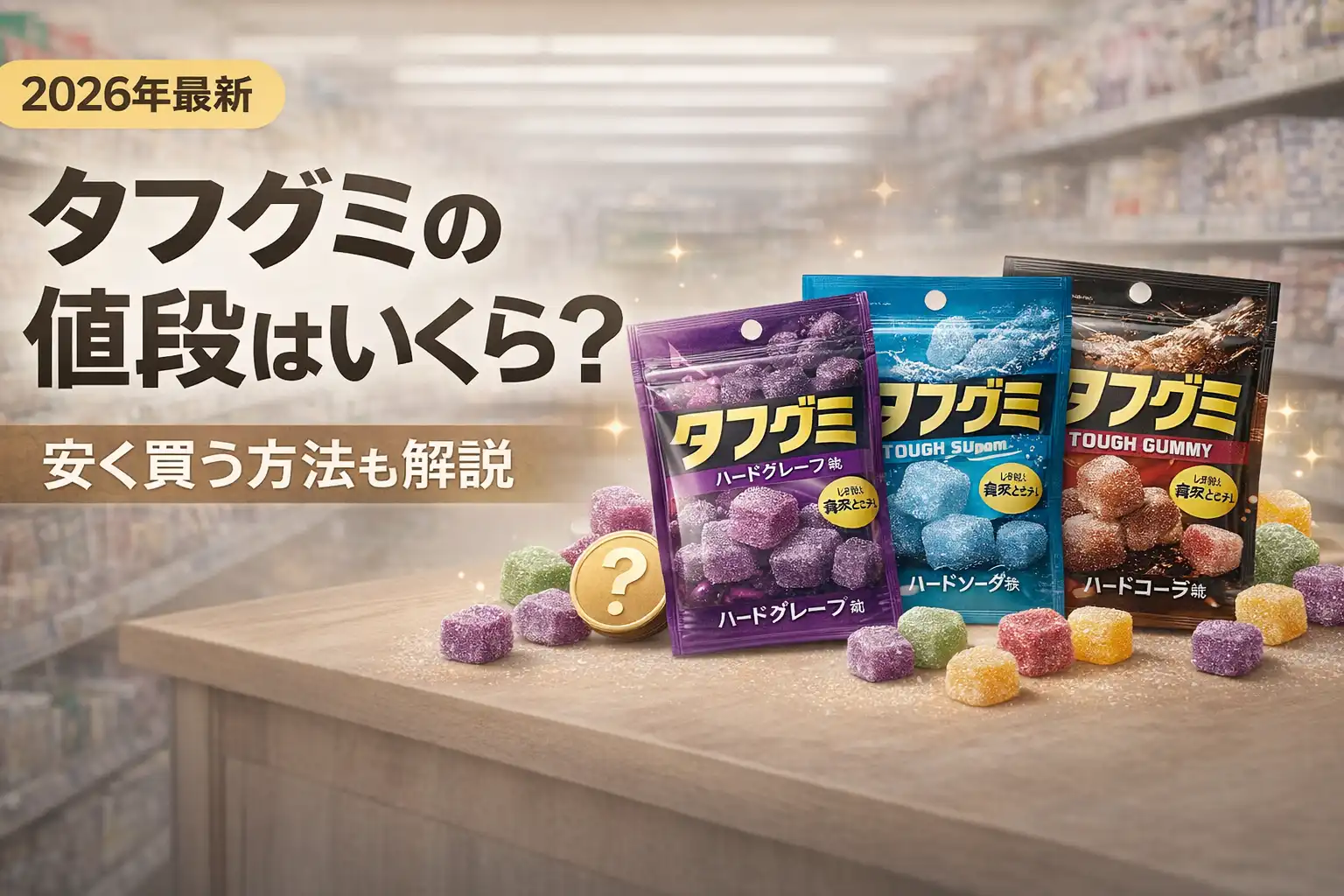 【2026年最新】タフグミの値段はいくら？安く買う方法も解説