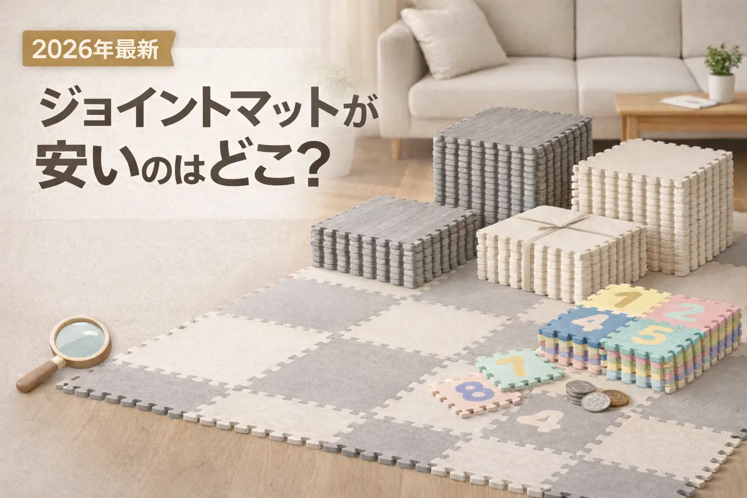 【2026年最新】ジョイントマットが安いのはどこ？価格比較