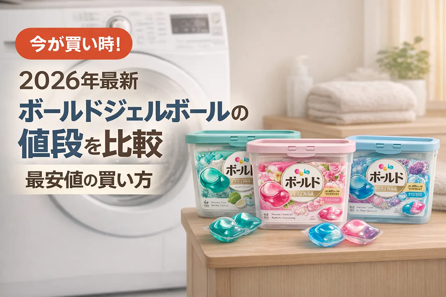 【2026年最新】ボールドジェルボールの値段を比較｜最安値の買い方
