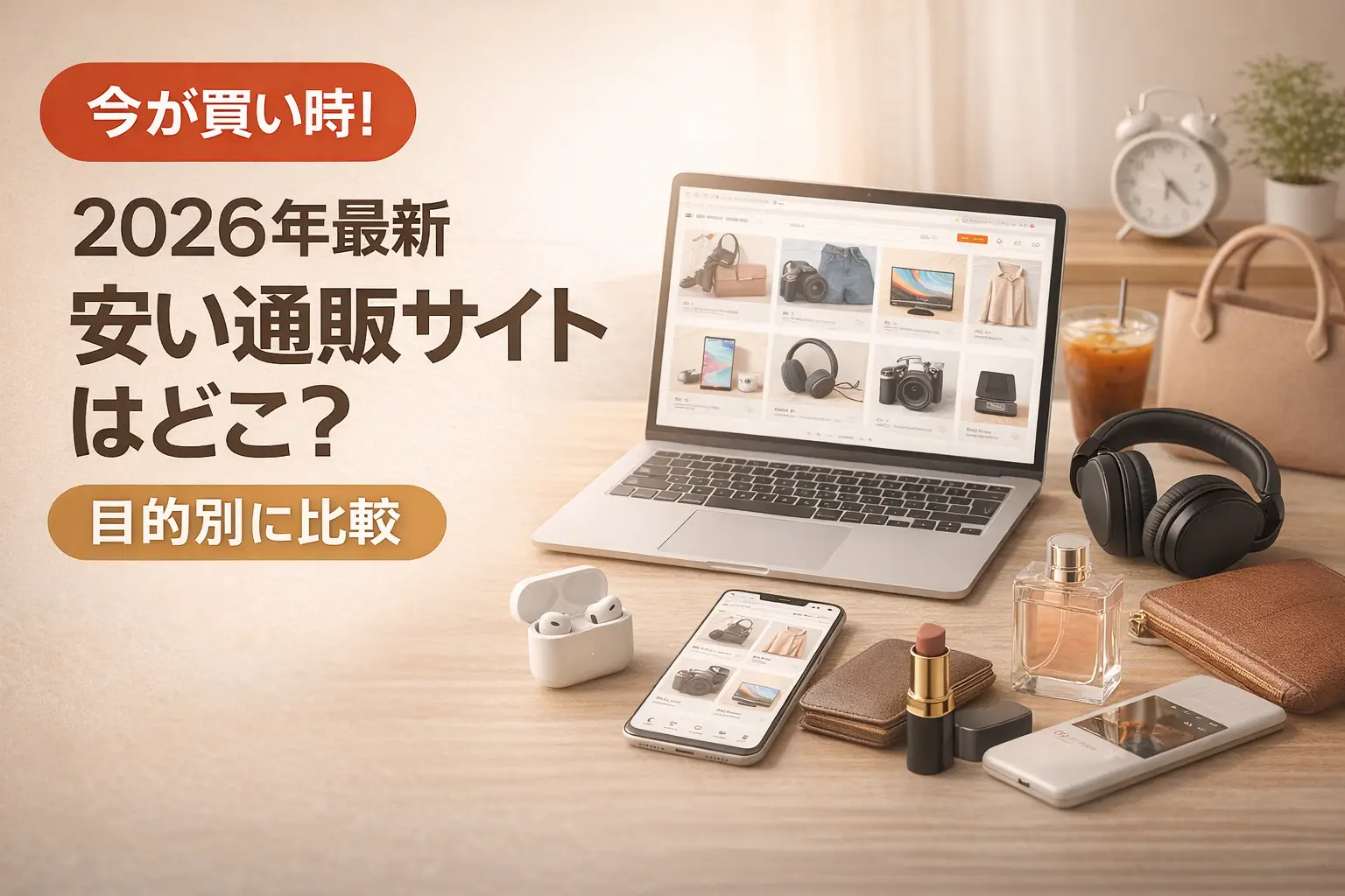 【2026年最新】安い通販サイトはどこ？目的別に比較
