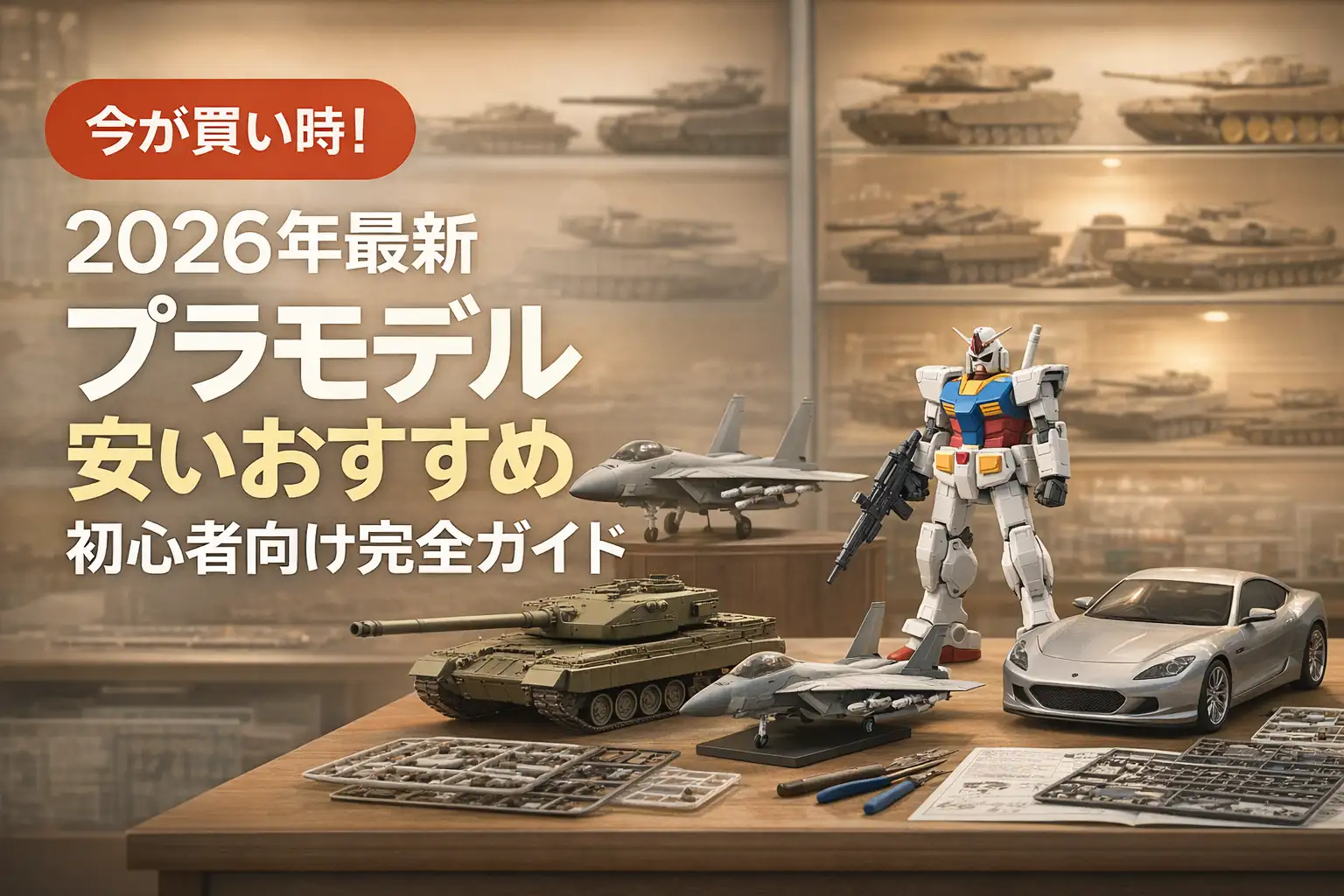 【2026年最新】プラモデル 安いおすすめ｜初心者向け完全ガイド