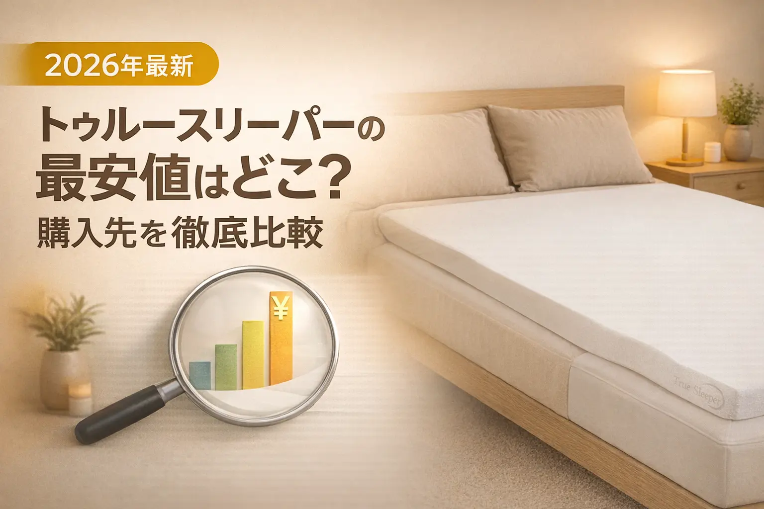 【2026年最新】トゥルースリーパーの最安値はどこ？購入先を徹底比較