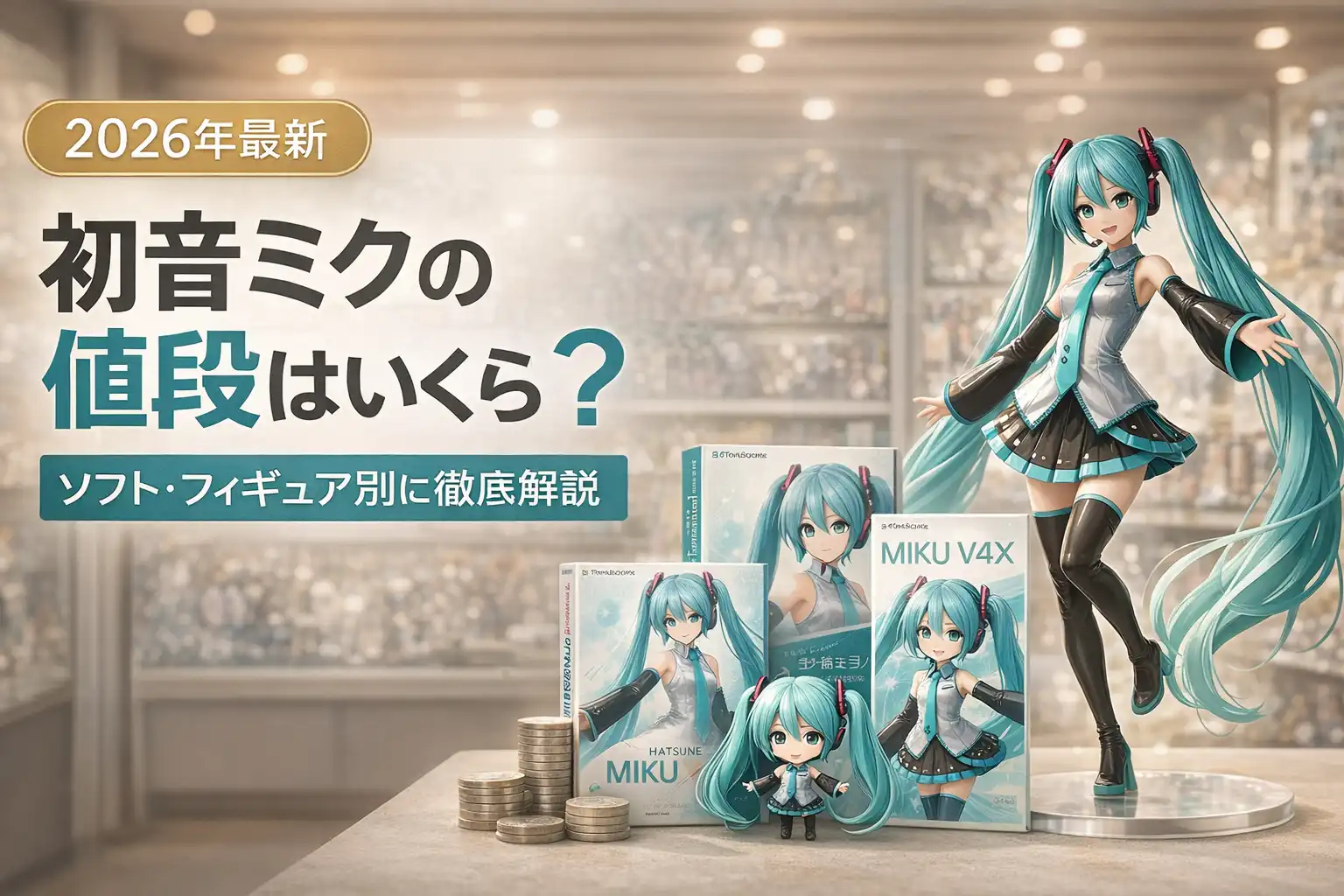 【2026年最新】初音ミクの値段はいくら？ソフト・フィギュア別に徹底解説