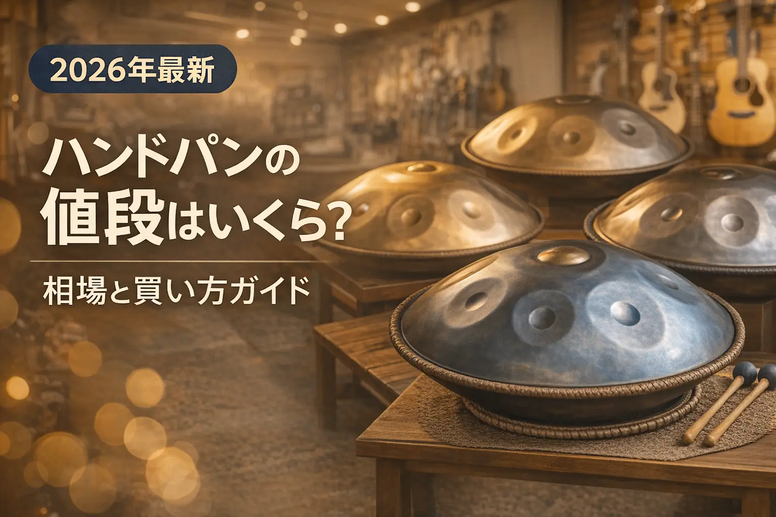 【2026年最新】ハンドパンの値段はいくら？相場と買い方ガイド