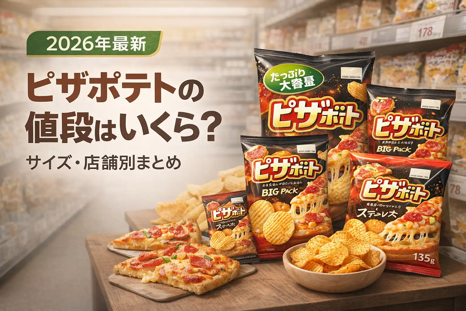 【2026年最新】ピザポテトの値段はいくら？｜サイズ・店舗別まとめ