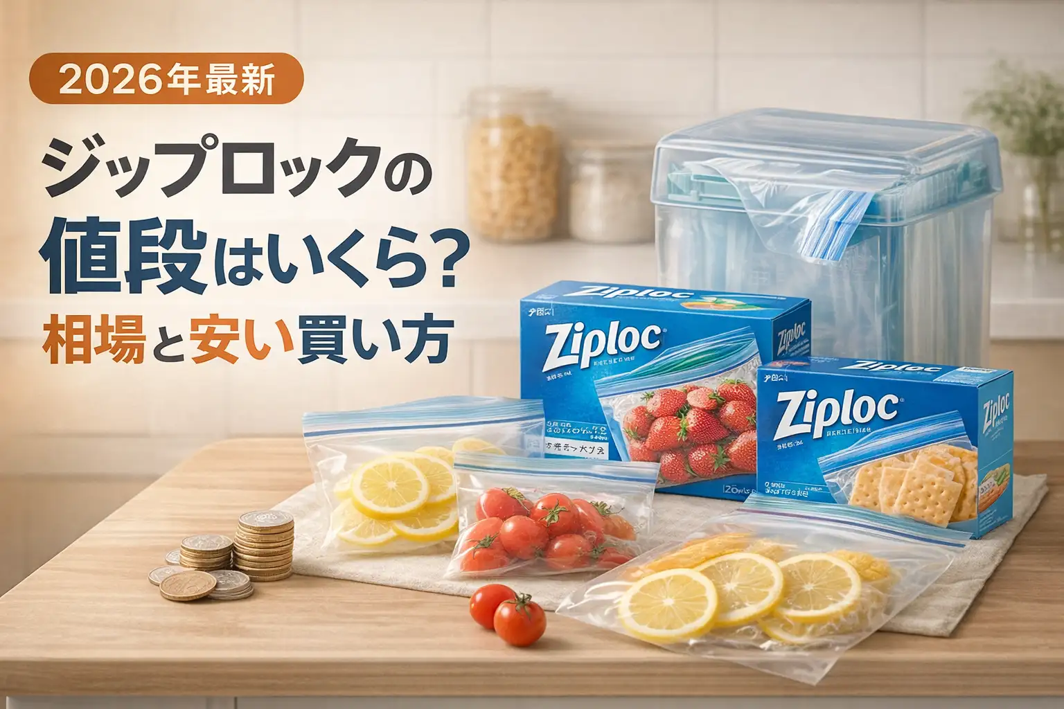 【2026年最新】ジップロックの値段はいくら？相場と安い買い方