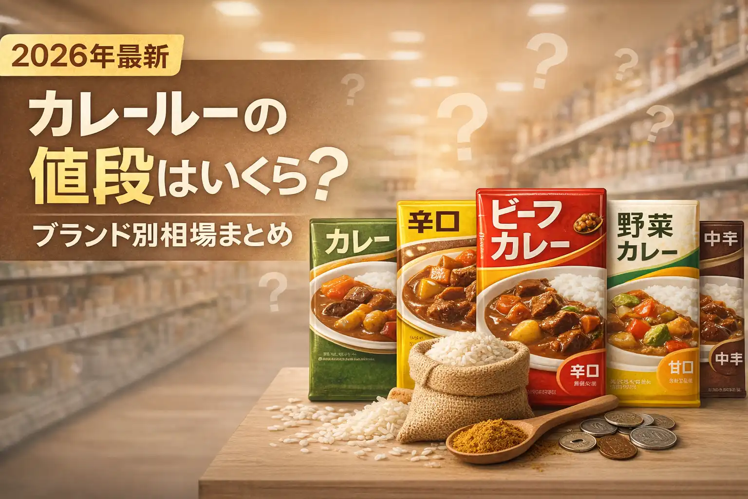 【2026年最新】カレールーの値段はいくら？ブランド別相場まとめ