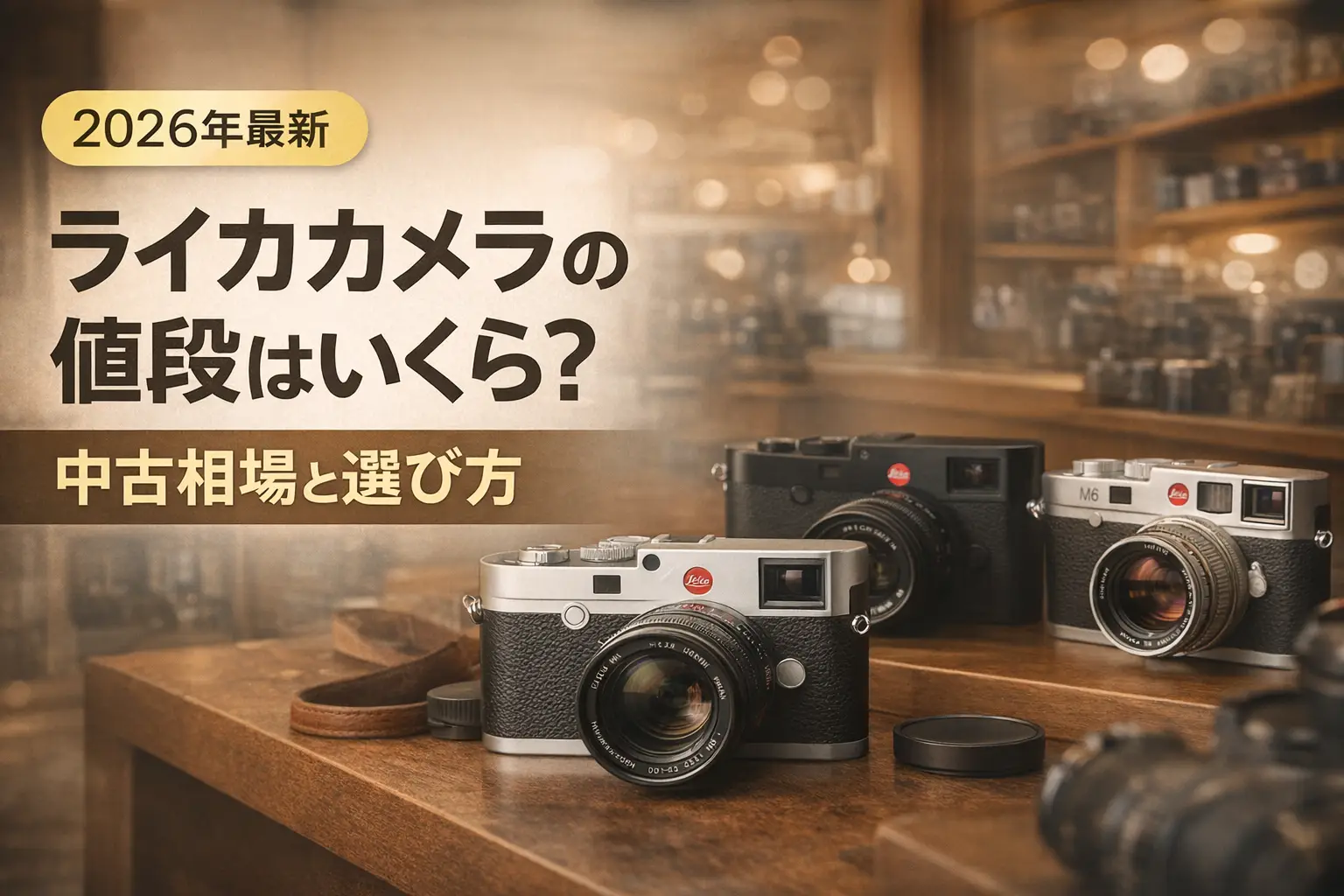 【2026年最新】ライカカメラの値段はいくら？中古相場と選び方