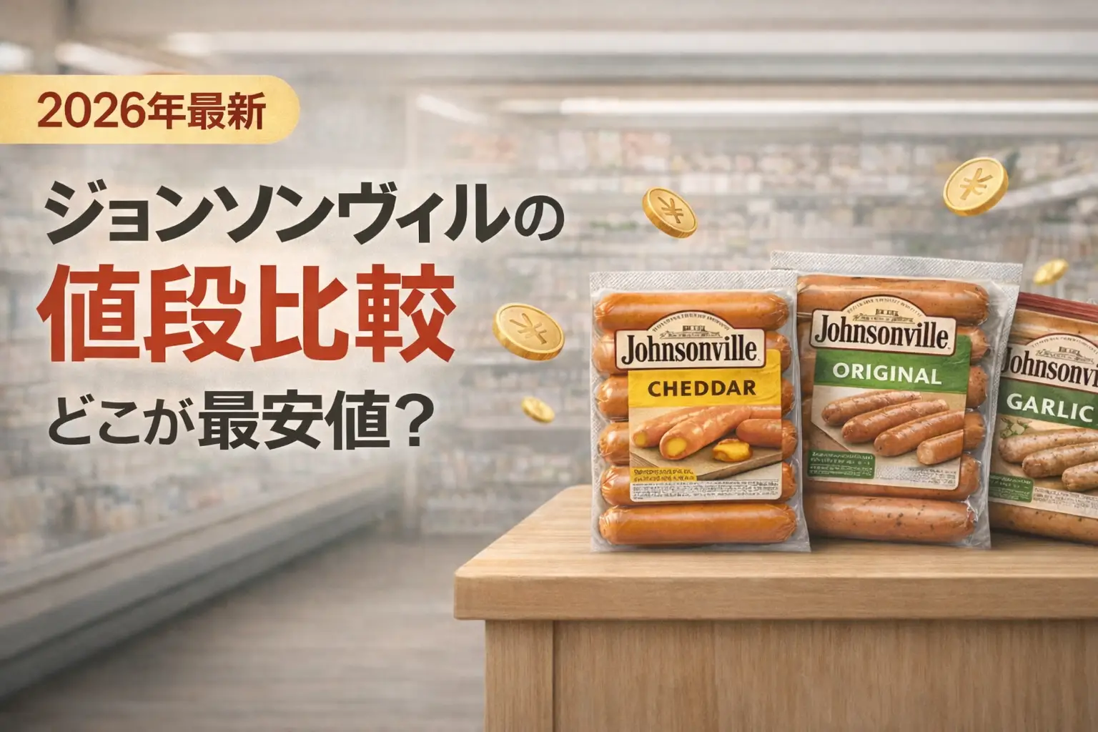 【2026年最新】ジョンソンヴィルの値段比較｜どこが最安値？