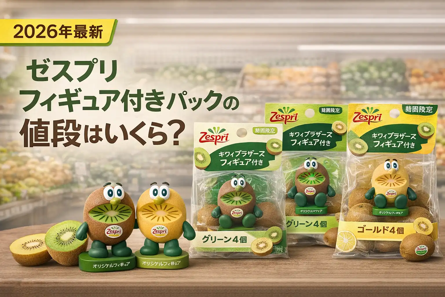 【2026年最新】ゼスプリ フィギュア付きパックの値段はいくら？