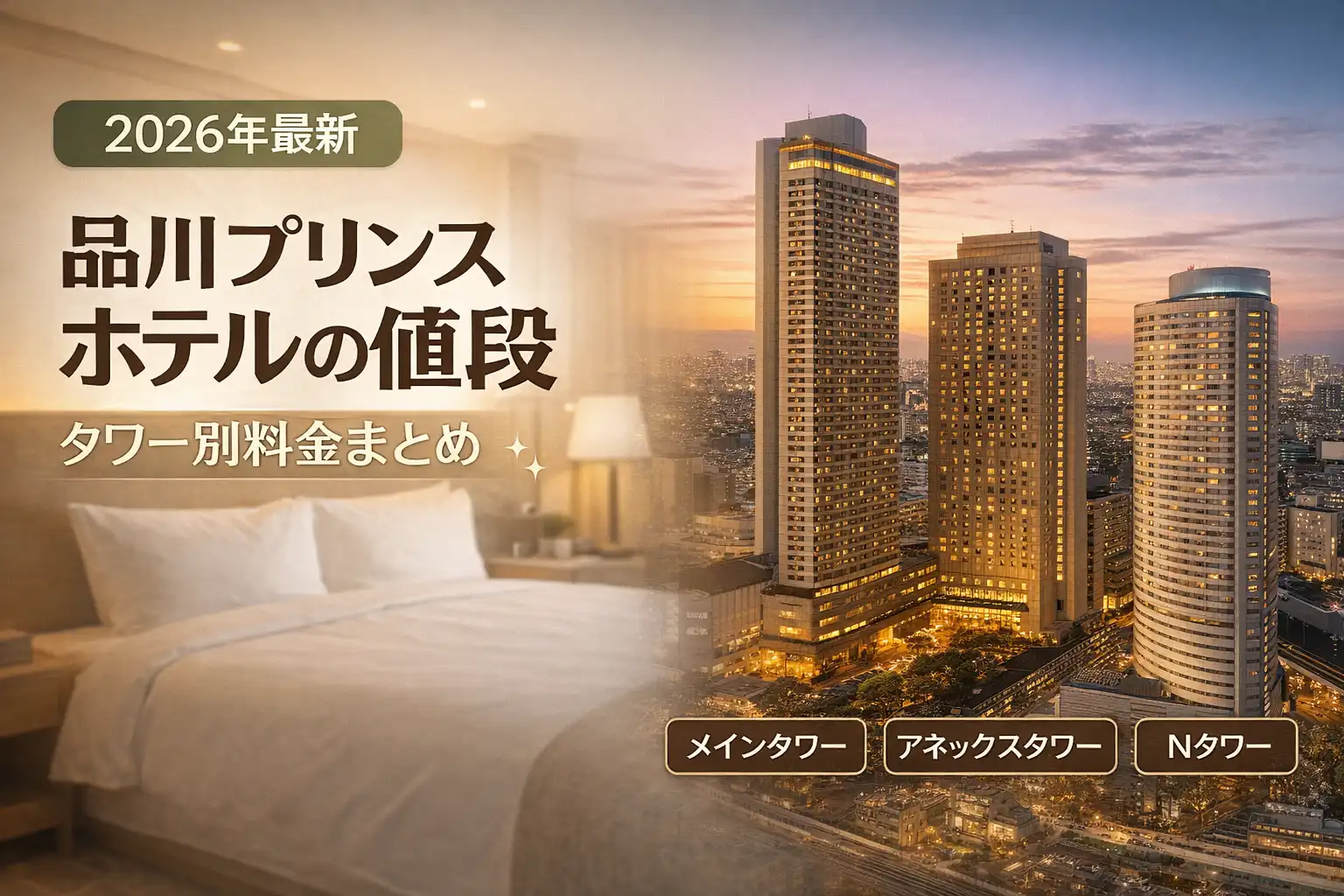 【2026年最新】品川プリンスホテルの値段｜タワー別料金まとめ