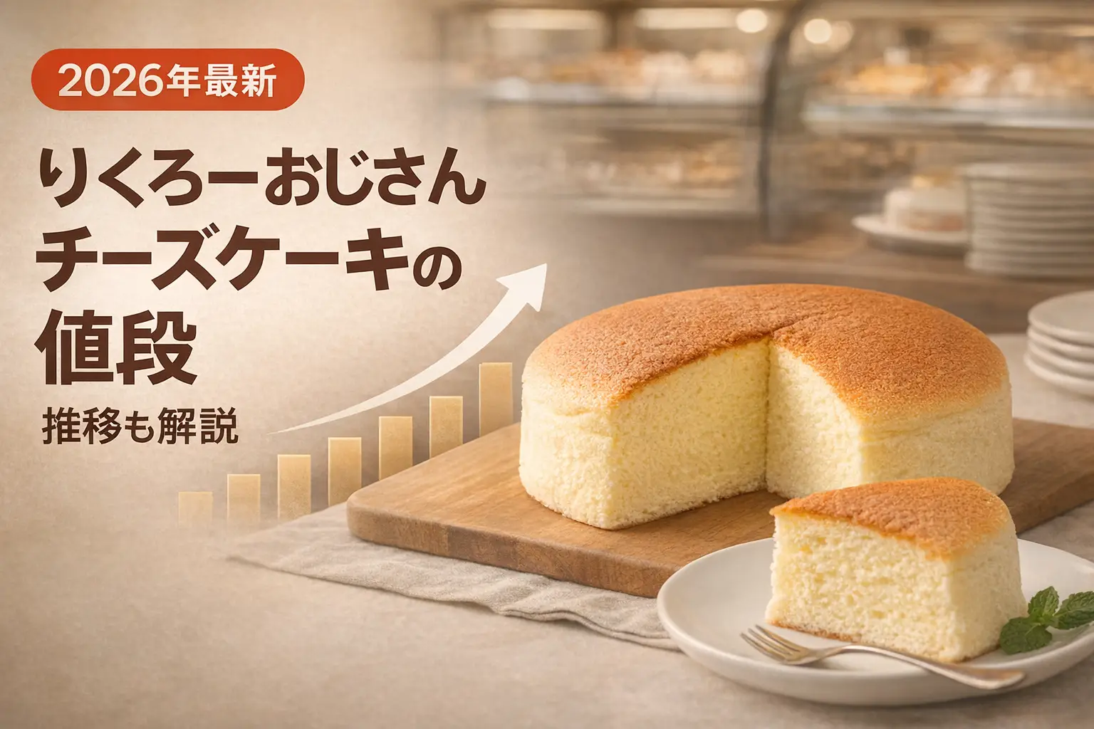 【2026年最新】りくろーおじさんチーズケーキの値段｜推移も解説