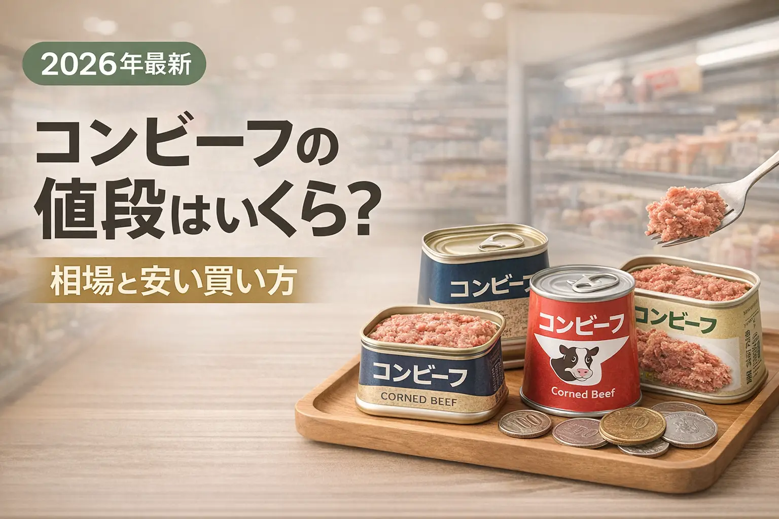 【2026年最新】コンビーフの値段はいくら？相場と安い買い方