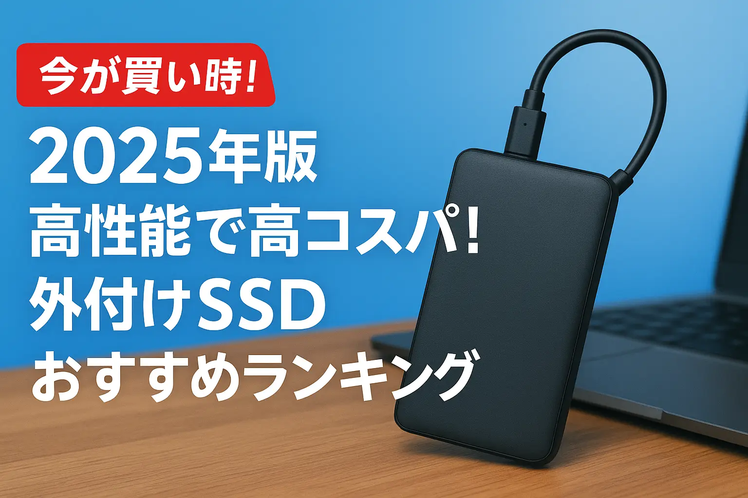 【2025年版】高性能で高コスパ！外付けSSDおすすめランキング
