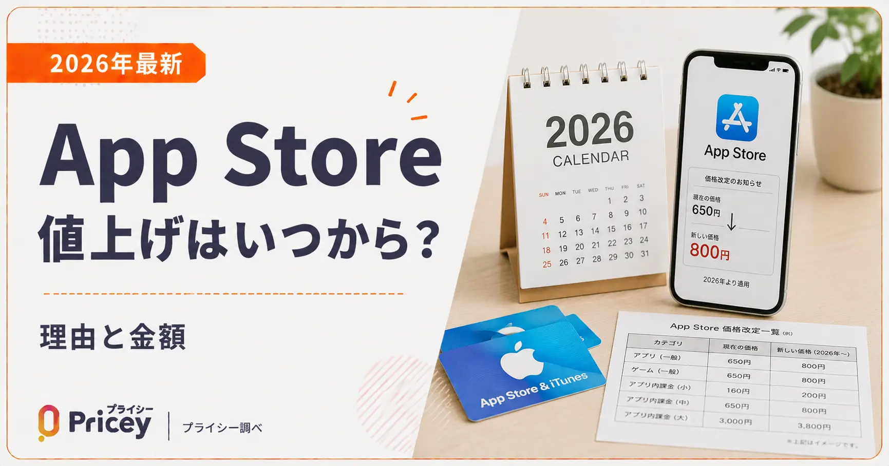 【2026年最新】App Store値上げはいつから？理由と金額