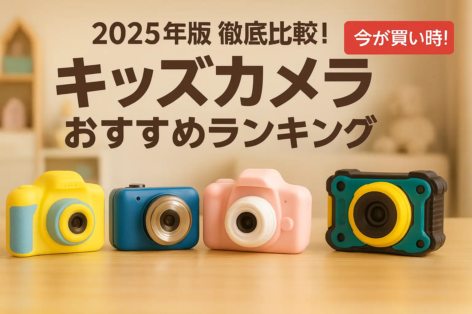 【2025年版】徹底比較！キッズカメラおすすめランキング