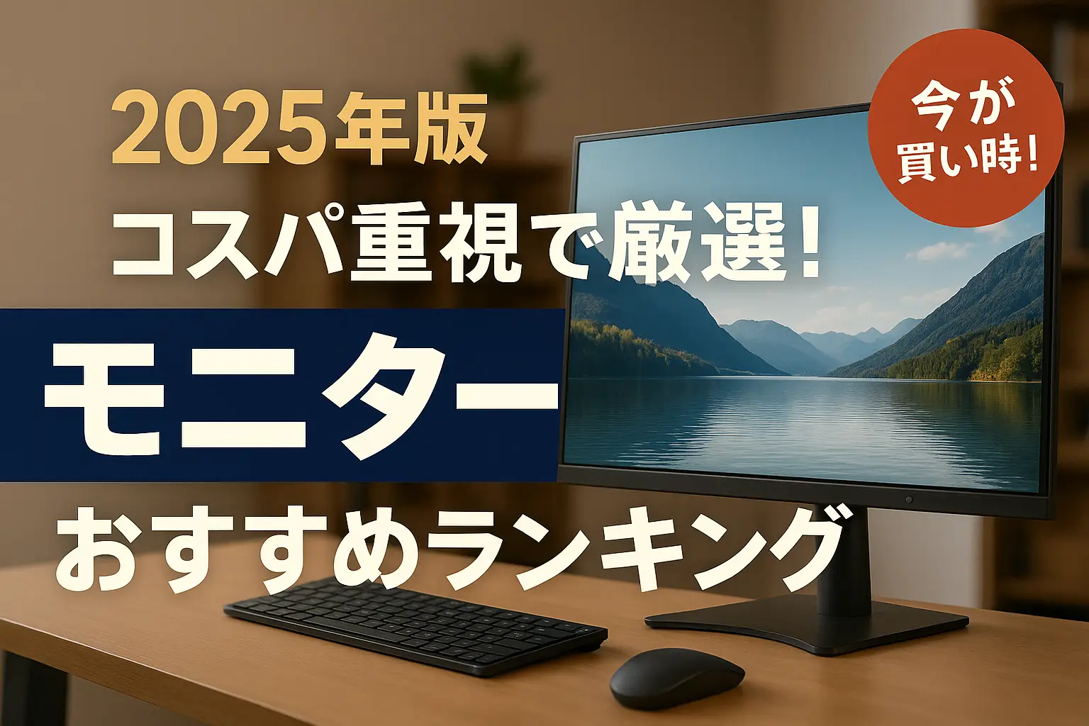 【2025年版】コスパ重視で厳選！モニターおすすめランキング